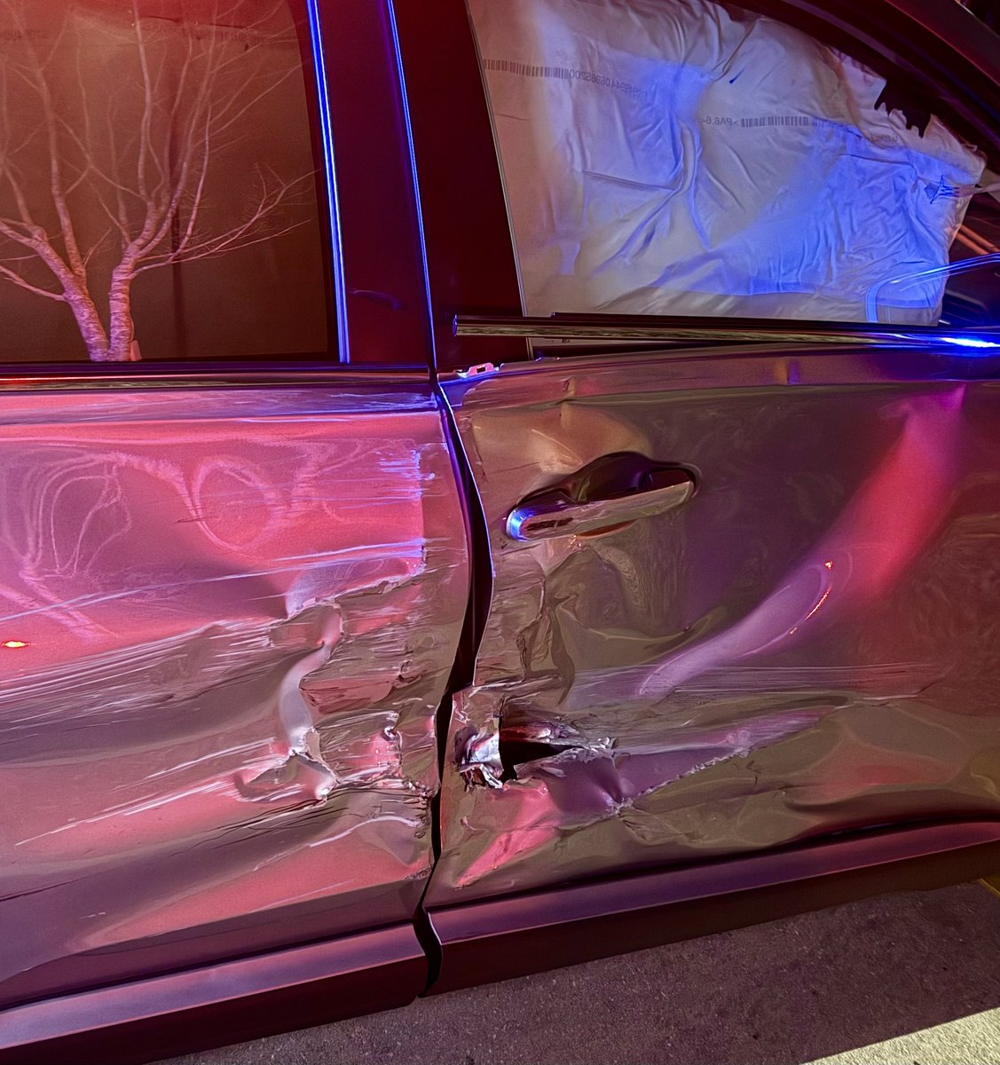 We’ve been in a car accident. We are both conscious, lucid, and mobile, but we are at the ER due to injuries and the recommendation of the EMTs. (See update below.) 🙏