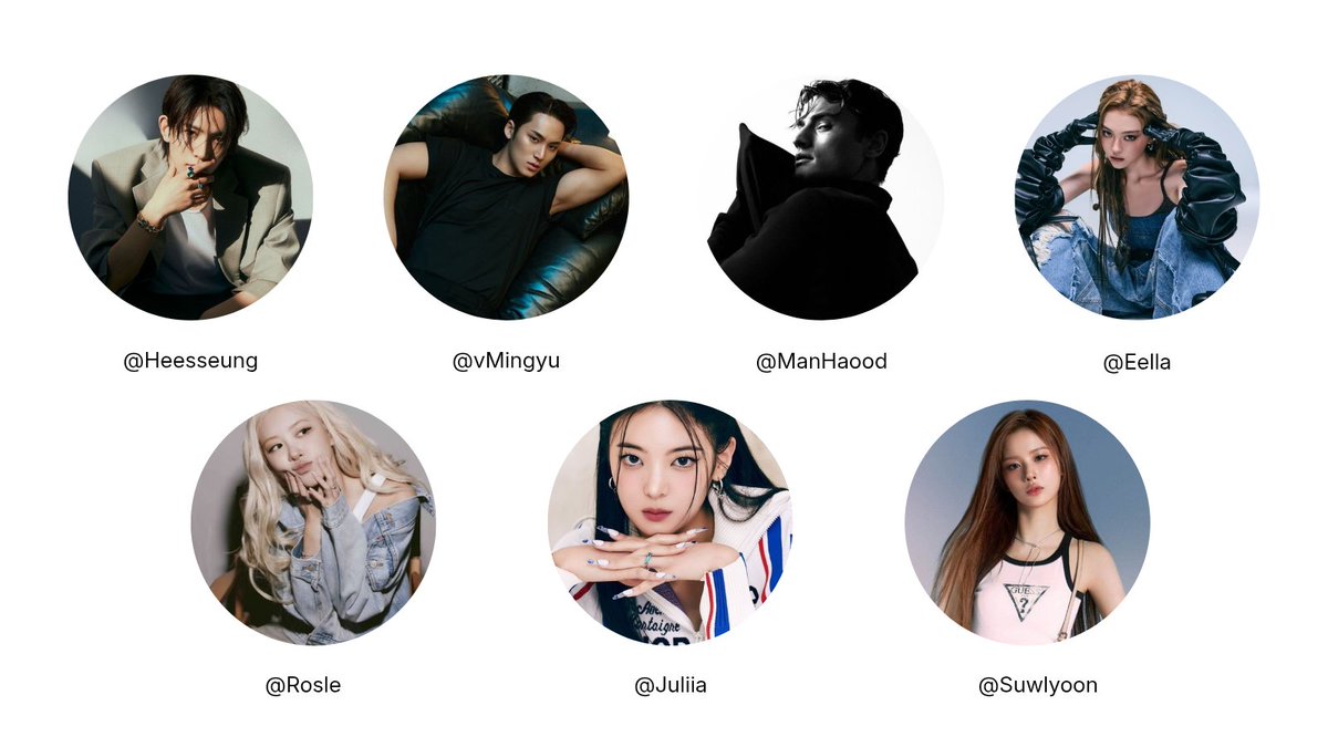 Repost is appreciated!

Wts want to sell username usn uname yunem

Based on Heeseung, Mingyu, Mulchar Manhood, Ella Meovv, Rose Blackpink, Lia Itzy, Sullyoon nmixx. #zonauang