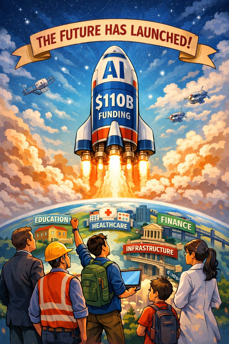 aaravind_1111's tweet photo. $110 Billion into AI.

This is not hype.
This is history.

AI is becoming the backbone of every industry — education, healthcare, finance, infrastructure.

The future belongs to those who build with AI, not against it.

#AI #OpenAI #Future #Innovation #Tech
@ChatGPTapp https://t.co/mCSRL8xqub