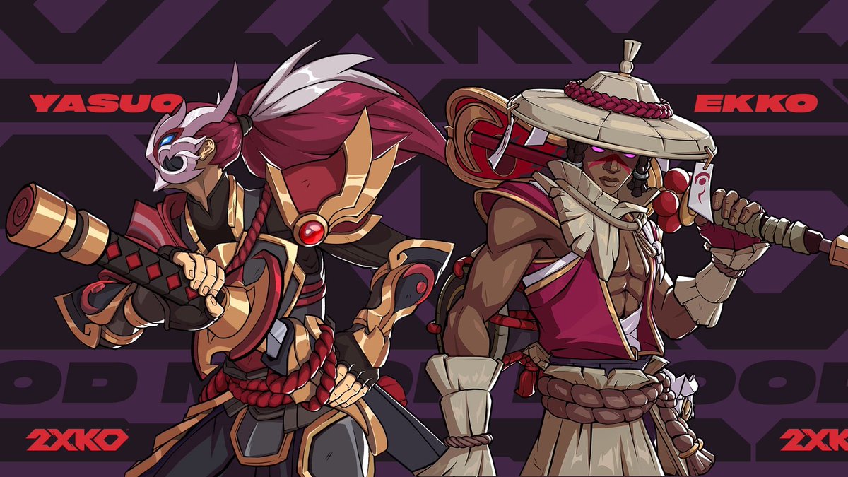 BigBadBear_'s tweet image. Blood Moon Akali, Yasuo &amp;amp; Ekko

2XKO !