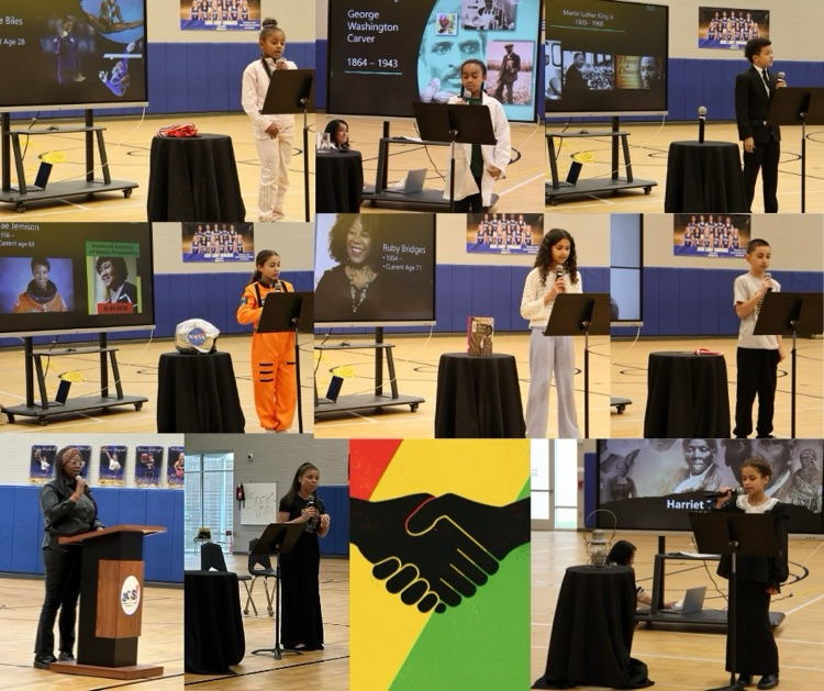 AthensCitySch's tweet photo. Athens City Intermediate School celebrated Black History Month with a program consisting of students who portrayed important figures in history, a message from Ms. Waldroup, and the Black  National Anthem, "Lift Every Voice and Sing" sung by Ms. Hardaway. https://t.co/oFkt3nr529