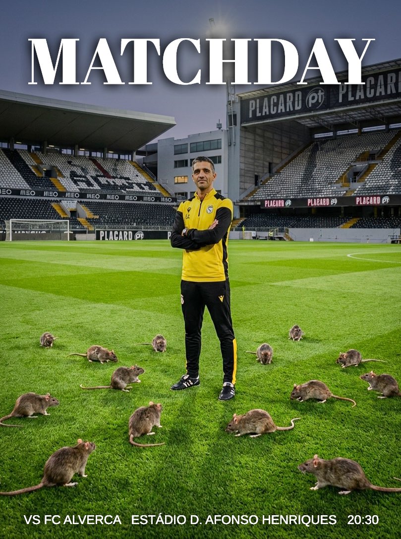 DIA DE VITÓRIA SPORT CLUBE E DE VOLTAR AO ESTÁDIO DO REI 🏰

Guimarães não esquece 🐁