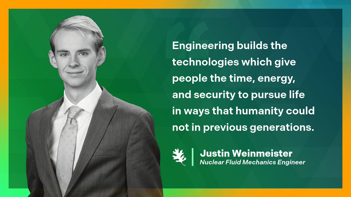 ORNL's tweet image. At ORNL, engineers build technologies that expand what's possible.

#NationalEngineersWeek