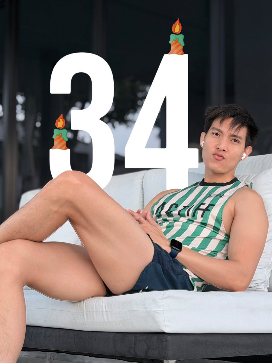 🎂 34ปี บริบูรณ์ ขอให้ปีนี้เป็นปีที่ดีสำหรับข้าเอง ครอบครัว และคนรอบข้าง มีความสุขและร่ำรวยไปด้วยกันนะ

#ชีวิตดีๆที่เลือกเองได้ #ใช้ชีวิตในแบบของเรา #ฟิตกับบัส