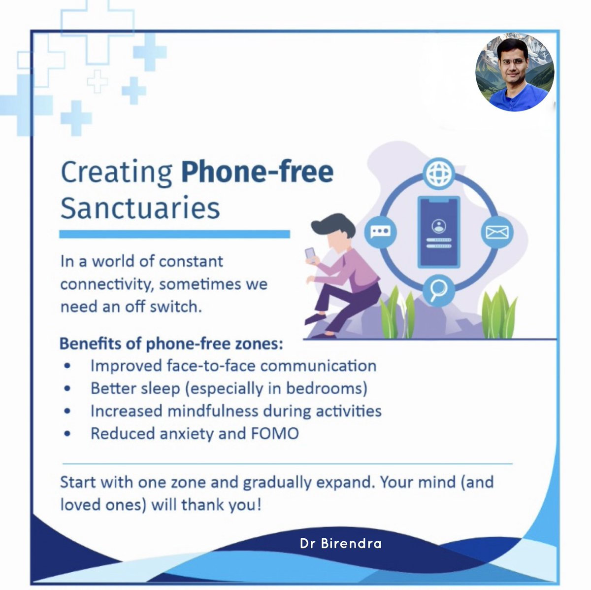 Do fasting few hours for not using phone.

Samb Sadashiv 🙏