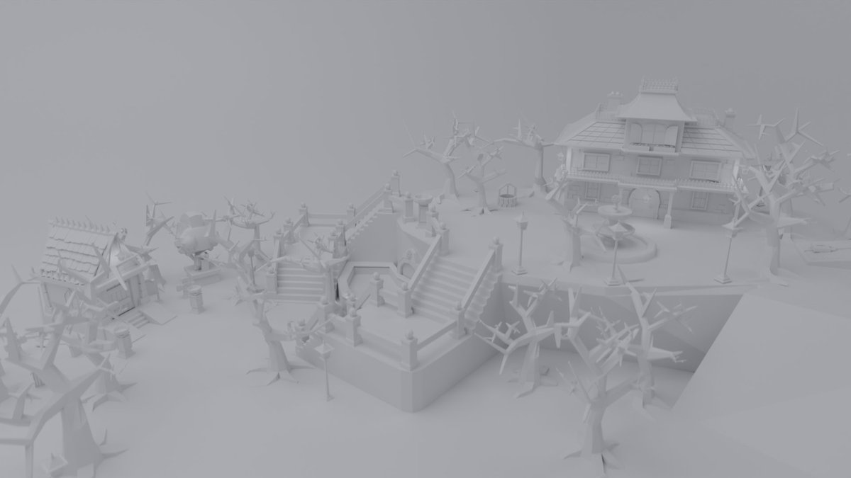 MutaGuigs's tweet photo. A Haunted Mansion that I was making for a personal project. 
More at https://t.co/51VOVsMTzF

Hope you like it!  ❤️ + RT are appreciated!
#3dart #blender #openforwork https://t.co/4MfxRL3Jte
