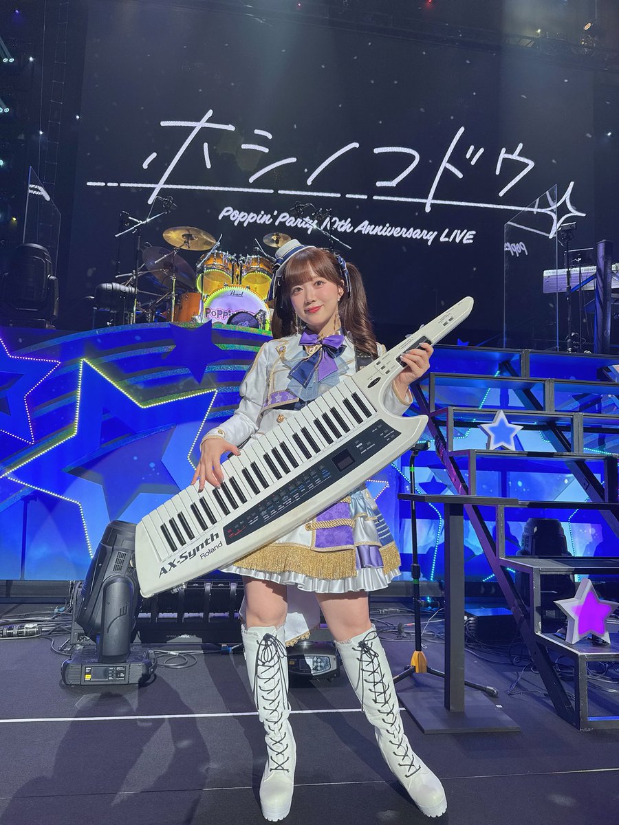 ayasa_ito's tweet photo. おはあやさ🌟
ついに #バンドリ10周年ライブ 当日！
10年分の感謝の気持ちを込めて🎹💜 https://t.co/rA22HecPIi