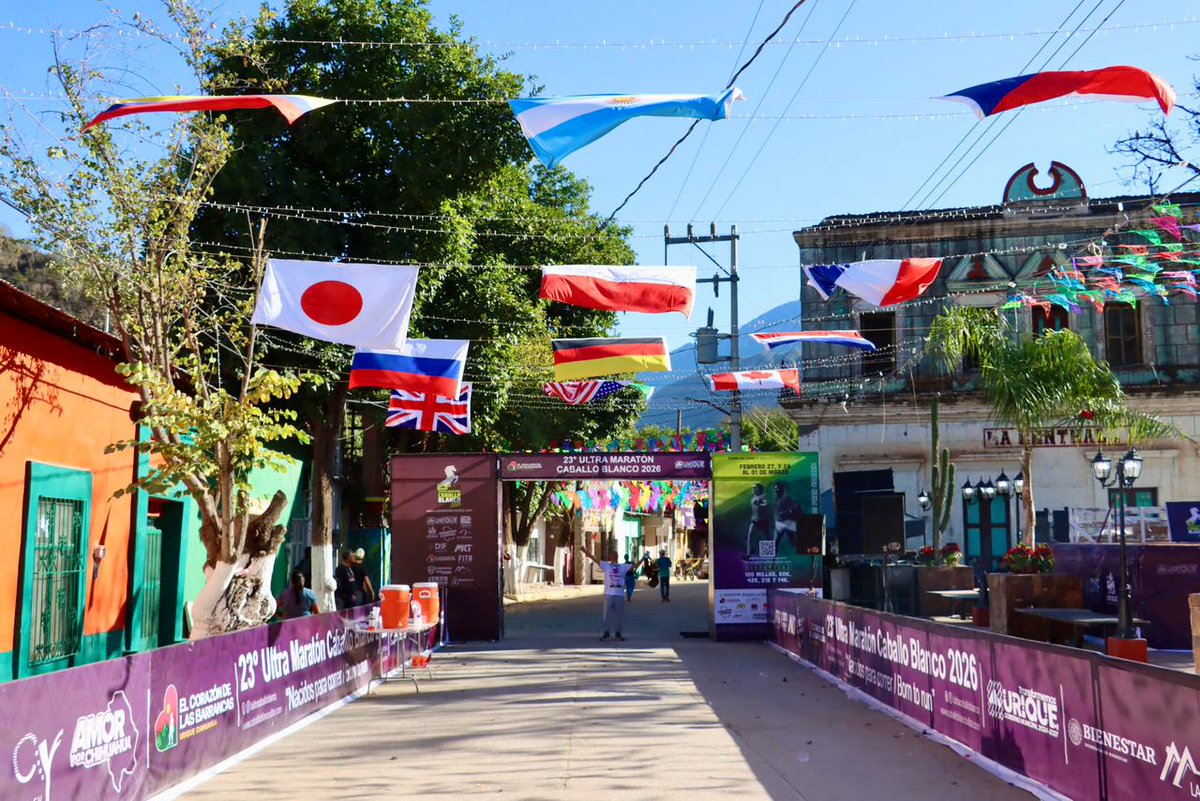 Urique vive ambiente de fiesta deportiva con hoteles llenos previo al Ultramaratón de Caballo Blanco 🏃‍♂️⛰️

oem.com.mx/elheraldodechi…