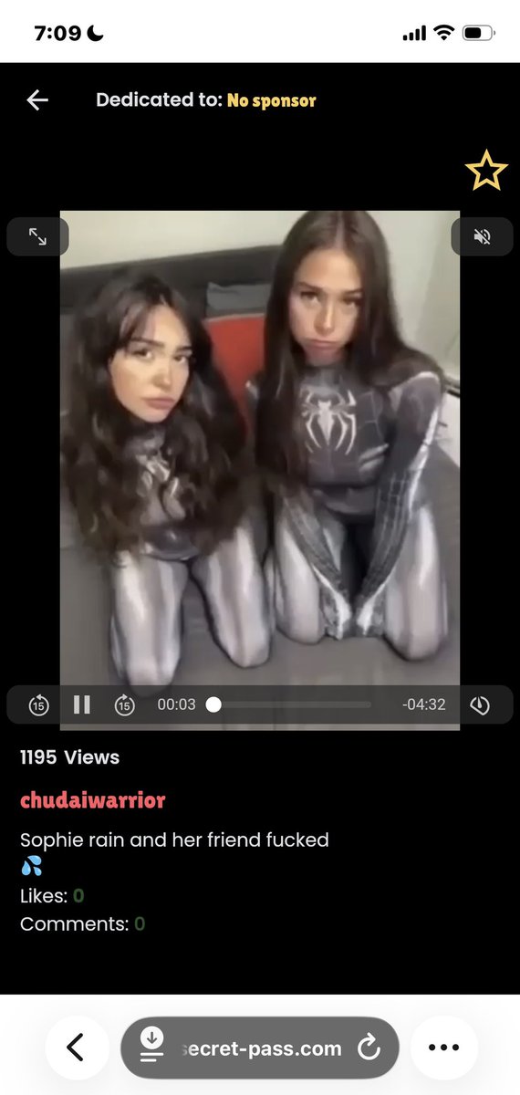 Chudai_warrior's tweet photo. @sophierain_real Check it out before it’s taken down https://t.co/94bsBpgrhM https://t.co/cflHf8zURe