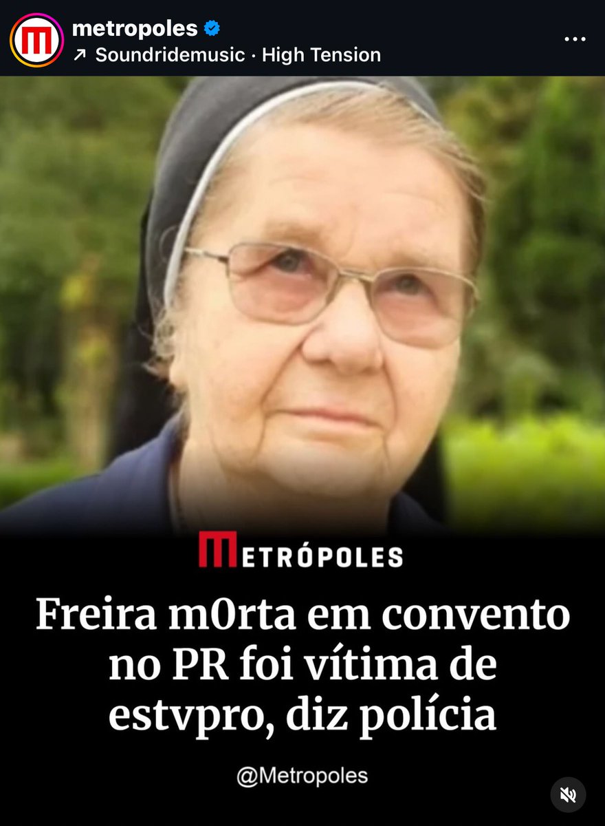 mariadorosario's tweet photo. Irmã Nádia Gavanski : ESTUPRADA E MORTA. 
Se algo pode ser tão ou mais violento do que a notícia do feminicídio da Religiosa, Irmã Nádia Gavanski, é a informação da Polícia Civil de que ela foi vítima de violência sexual. https://t.co/bXvBCitFeL