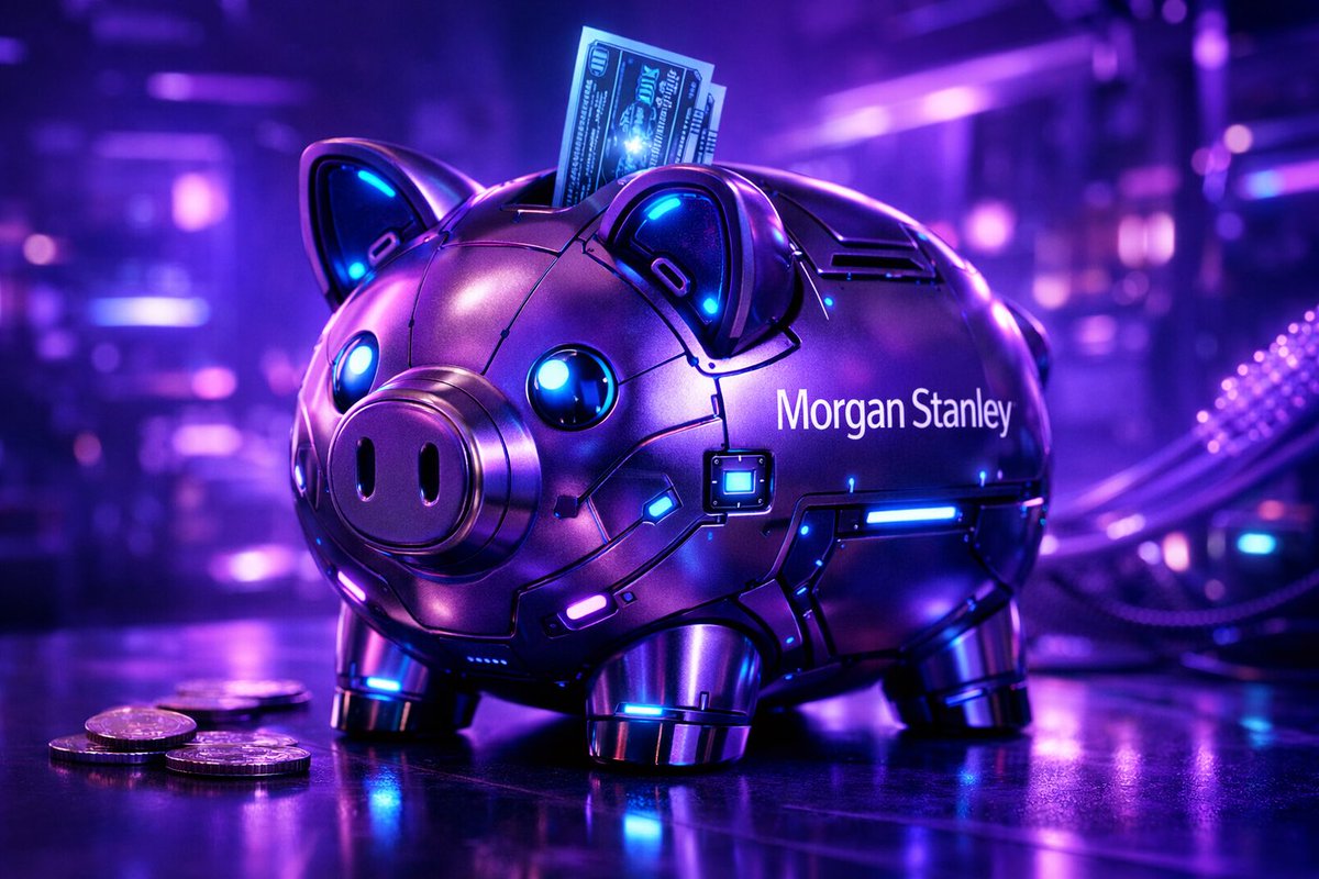 🇺🇸 A Morgan Stanley, com US$ 2 trilhões em ativos sob gestão, solicita licença bancária nos EUA para custódia de criptoativos.