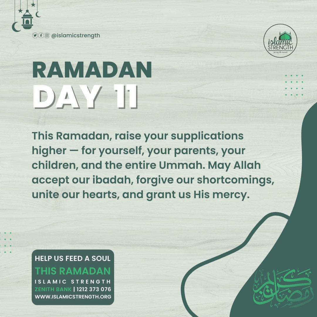 #Ramadan Day 11