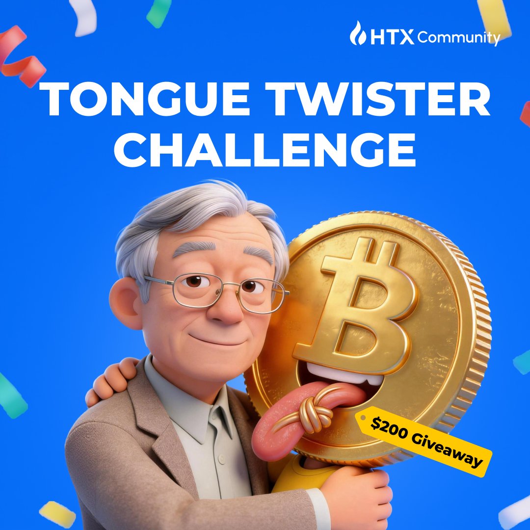 🥳HTX Celebrates Tongue Twister Day!

Try to say this 3x fast:
 “Satoshi’s sats swiftly soar on smart swaps.”

 How to enter our $200 Giveaway:
✅ Comment your attempt (type/vid!)
✅ Tag friends + RT
✅ Follow <a href="/HTX_Global/">HTX</a>, winners get a DM

10 winners split prize pool, good luck!
