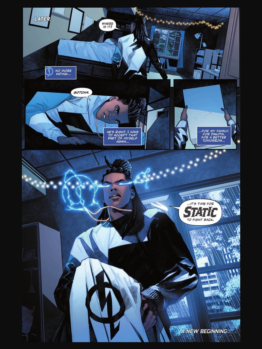 CProclaimed's tweet photo. Static forever lives on. You ain't getting rid of my childhood hero
@DCOfficial 

Milestone &amp; Dwayne McDuffie for life 
#static #dccomics #milestonecomics @Moellennial 
You and your team did a phenomenal job with this issue. Keep pumping those glorious stories https://t.co/WTcgNUkqdT