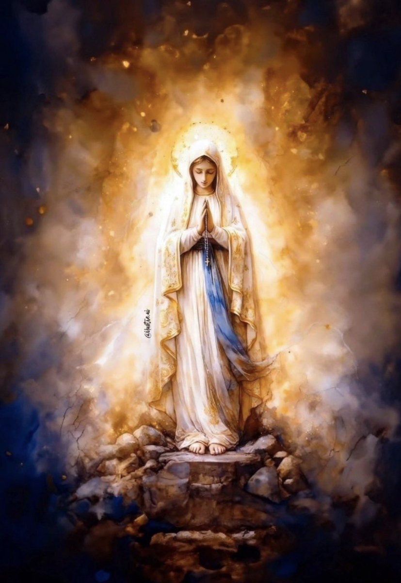 GrainneMcD92925's tweet image. “She (Mary) was so beautiful, that to see her again, one would be willing to die.”

Saint Bernadette of Lourdes 🕊️