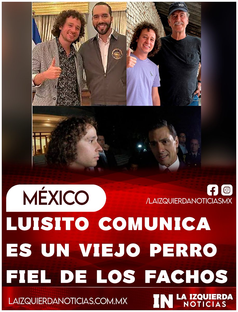 SIEMPRE SE HA SABIDO| Ante las recientes críticas del youtuber Luisito Comunica por "la violencia" ocasionada tras la caída de "El Mencho", usuarios le recordaron sus inicios como defensor de los ultraderechos, siendo también una desilusión para quienes apenas lo conocen. Peña