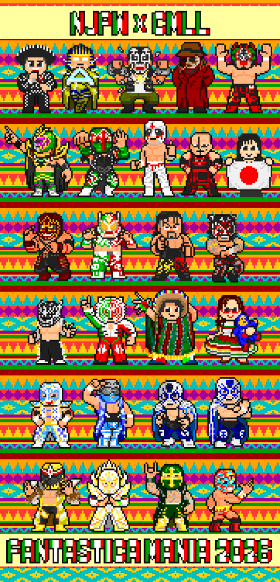ありがとうファンタスティカマニア！
¡Viva México!
 ¡Viva Japón!
#njpw #njcmll #dotswrester