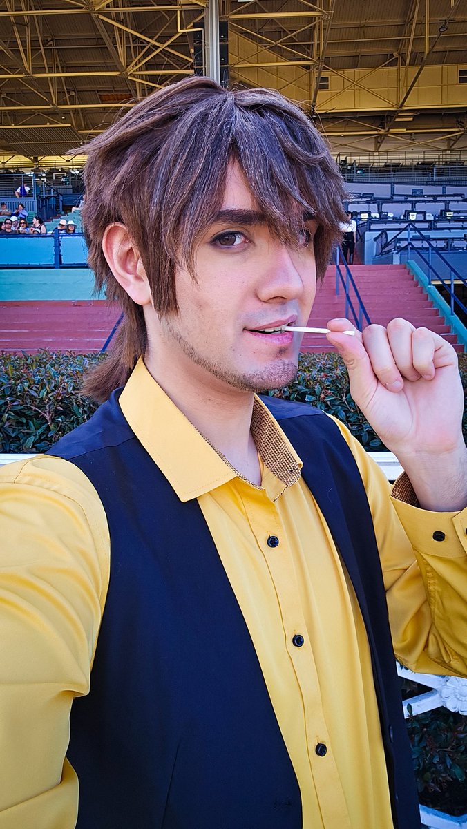 Cosplaying Trainer today for the Umamusume movie + after party in Los Angeles! #umamusumeprettyderby