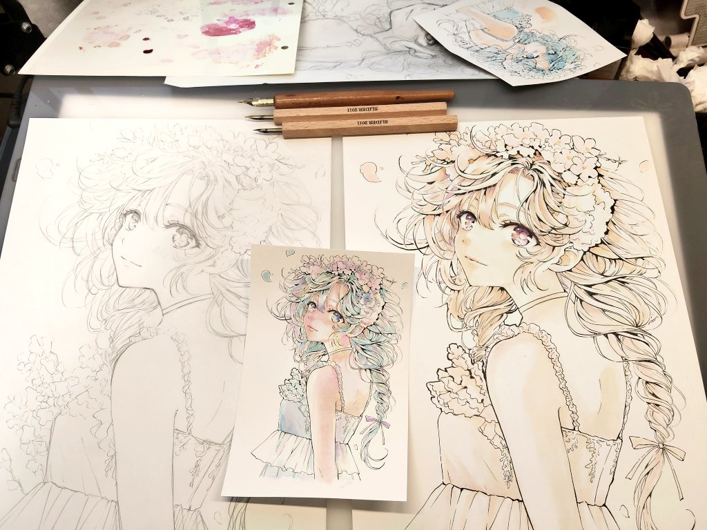 おはようです☀ 晴天！めっちゃ嬉しい✨ たくさん植えたお庭の寄せ植え