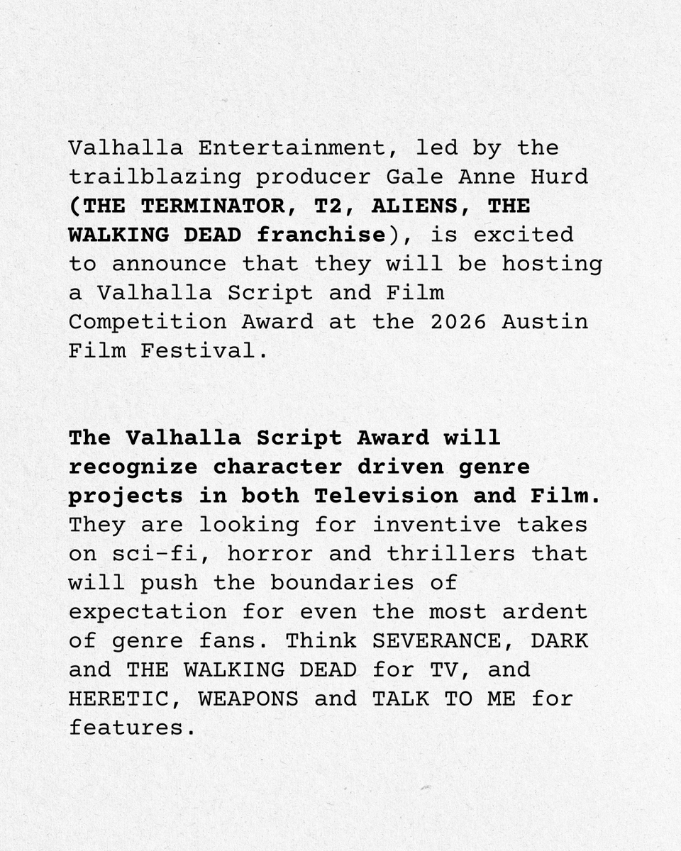 Austin Film Festival tweet media