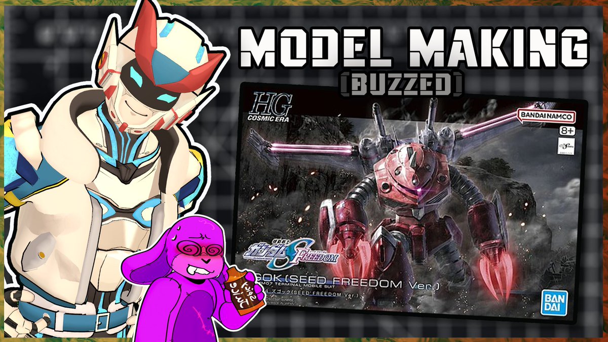 Going LIVE!!! 📣📣📣

Model Making Stream

GUNDAM MODEL KIT! Z'GOK (SEED FREEDOM ver.) w/ <a href="/StitchedWorks/">StitchedWorks</a> 

twitch.tv/volttaku