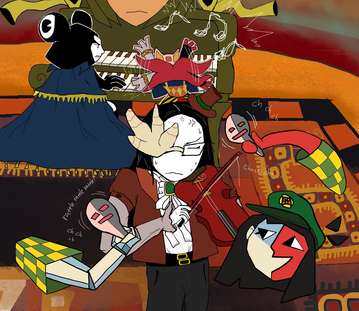 two band members on the loose
#enadreambbq #EnaJoelg #Enafanart