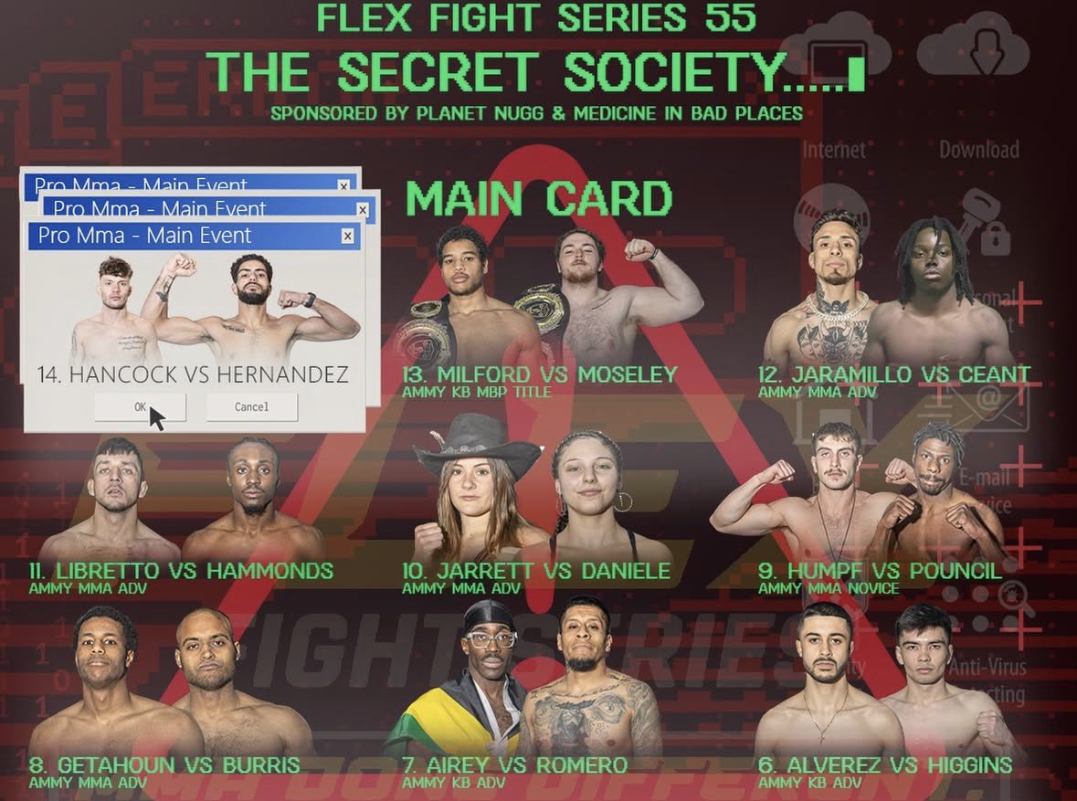 MerrabiMedia's tweet photo. #FLEXFIGHTSSERIES #flexfights https://t.co/aKXEd6jzrq