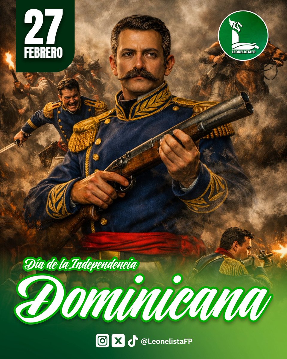 🇩🇴 Hoy celebramos con orgullo el 181 aniversario de la Independencia Nacional.

Este 27 de febrero honramos la valentía, la visión y el sacrificio de nuestros padres fundadores, quienes nos legaron una patria libre, soberana e independiente.

👨🏻‍💻 @alexbatistagz 

#27DeFebrero