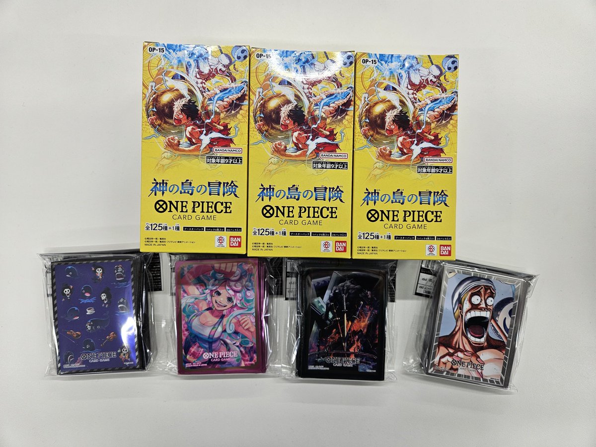 本日2/28発売！ #ワンピースカードゲーム OP-15 神の島の冒険