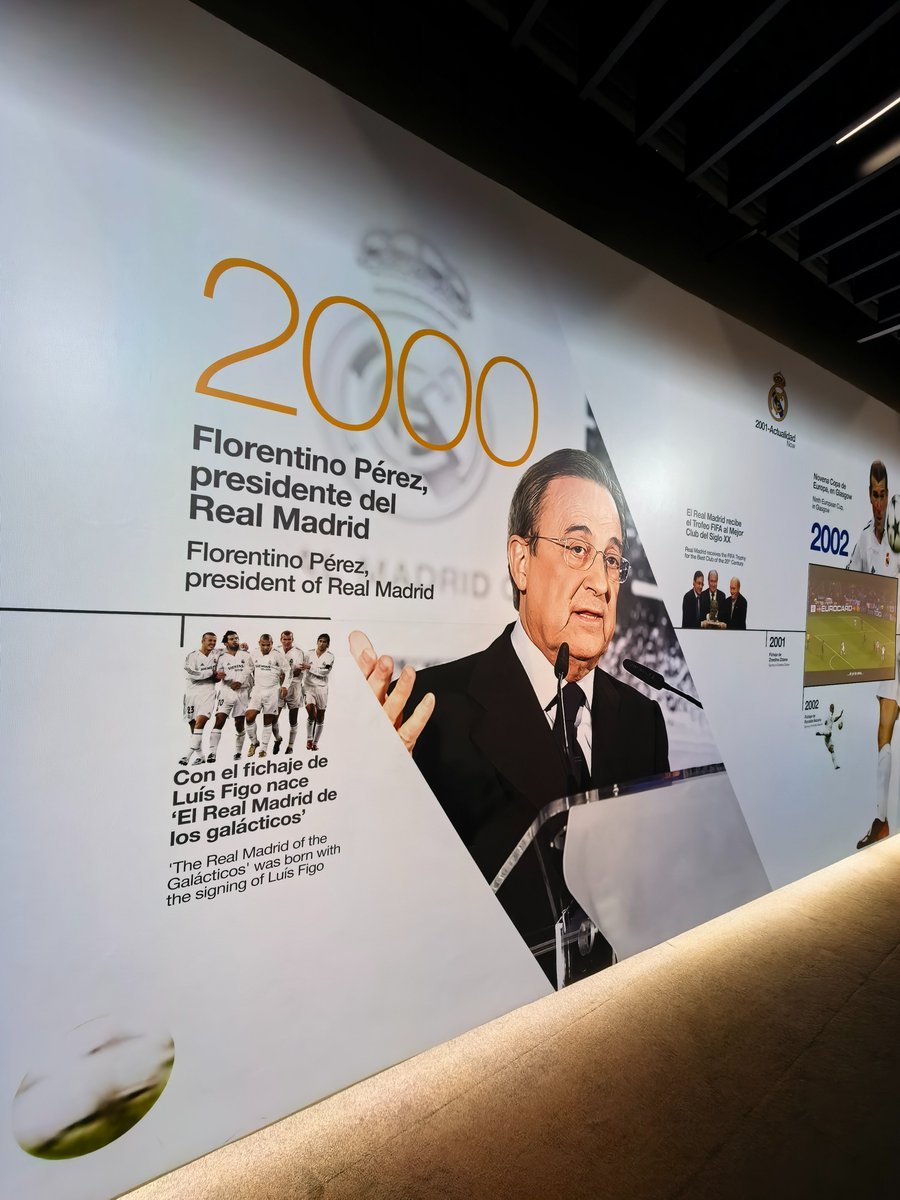 vidusky's tweet photo. Hoy fui al museo del Real Madrid y me dio mucha impresión que por momentos parece el museo de Florentino Pérez. https://t.co/PU4nVn8SCZ