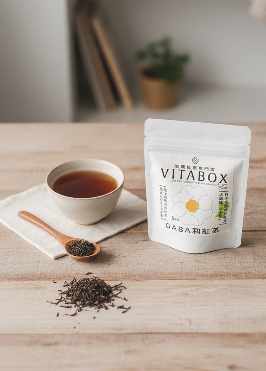 vitabox_jp's tweet photo. GABA和紅茶とともにゆっくりとした週末をお過ごしください🫖 https://t.co/WcbAHAIN5d