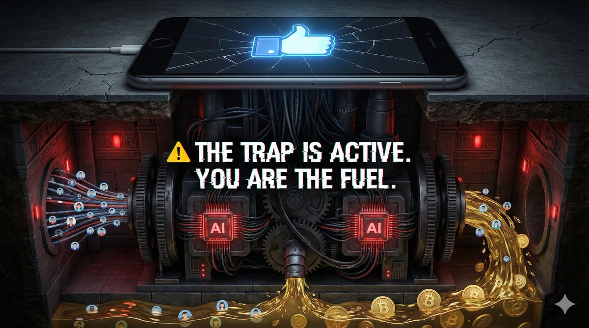 صناع المحتوى "المثاليون" هم أكثر الفئات إفلاساً اليوم.

الخوارزمية لا تكترث لمدى جودة معلوماتك، بل تتغذى على غضب الناس والوقت الذي يحرقونه في التمرير بلا وعي.

كل الحسابات العملاقة التي تتابعها بانبهار لم تكبر بسبب "الفائدة".

لقد كبرت لأنها تتقن التلاعب بعقلك، وتعرف كيف تجبرك