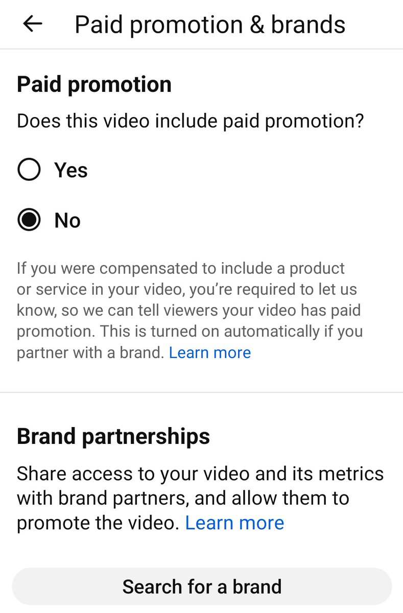 Praying that very very very soon, this year, I will be able to click Yes because I have several 4, 5, and 6 figures US dollars brand deals.... 🙏🏾🙏🏾🙏🏾
