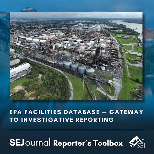 sejorg's tweet image. Want to pinpoint all the facilities regulated by the #EPA in your ZIP code? Or learn which #polluter might be facing fewer enforcement actions under the current administration? #SEJReportersToolbox sej.org/publications/r…

@EJTodayNews