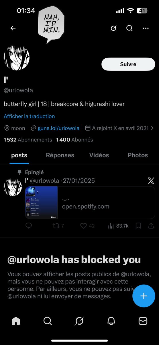 JAI RIEN FAIR GROS
(ça veut dire je deviens célèbre ✌️