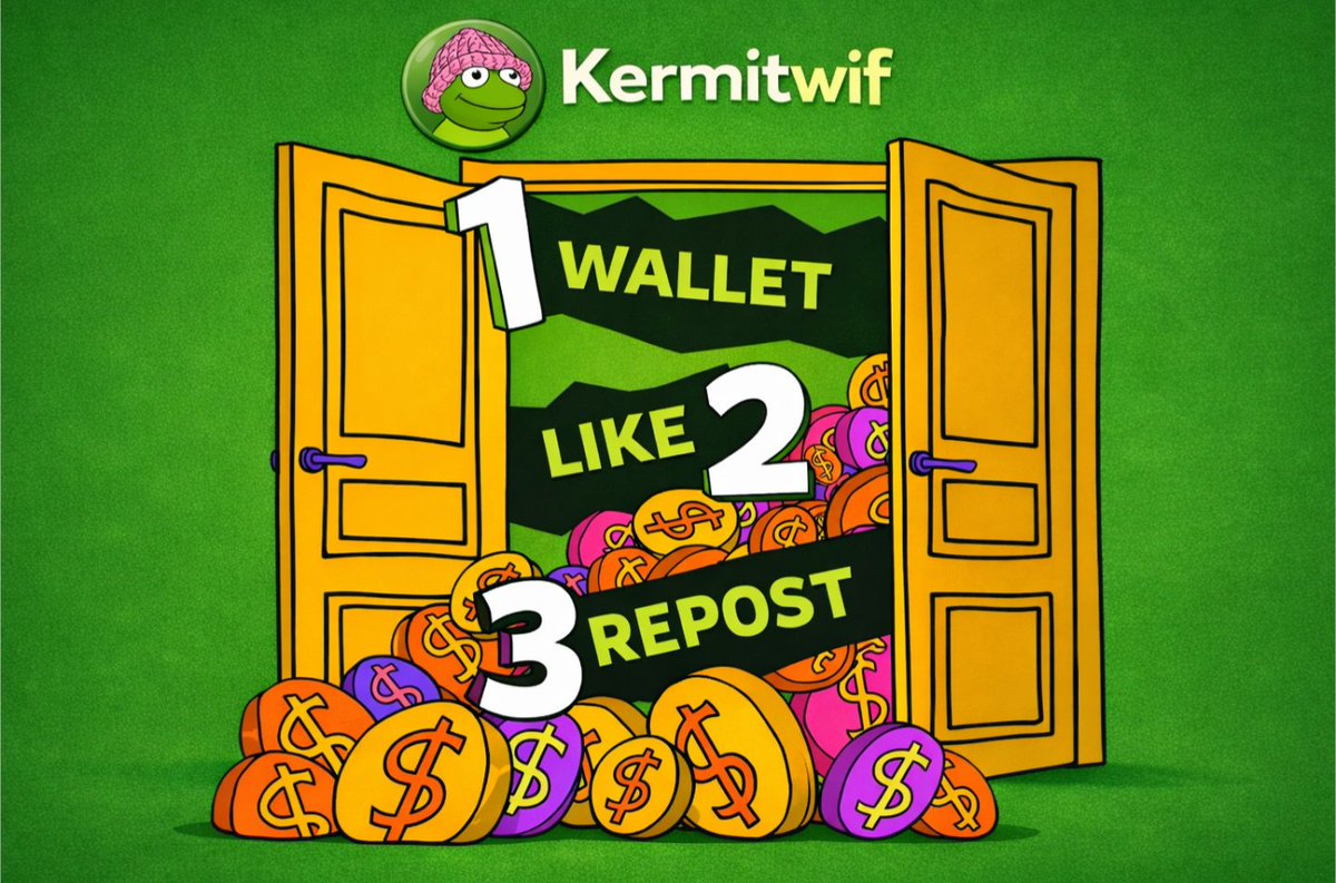 1,000,000 $KWIF Airdrop

STEP1: 💜+ ♻️ + Folow 🔔 
STEP 2: Drop your $SOL wallet 

First 2400 wallets