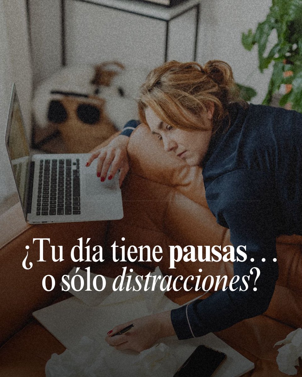tmprogram_es's tweet photo. En medio del ruido constante, necesitamos pausas reales para escuchar, discernir y ordenar el corazón delante de Dios.

Cinco minutos pueden cambiar la profundidad de tu fe.

¿Tu día tiene pausas… o sólo distracciones?

#habitos #liderazgo #proposito #metas https://t.co/QucugoMLCq