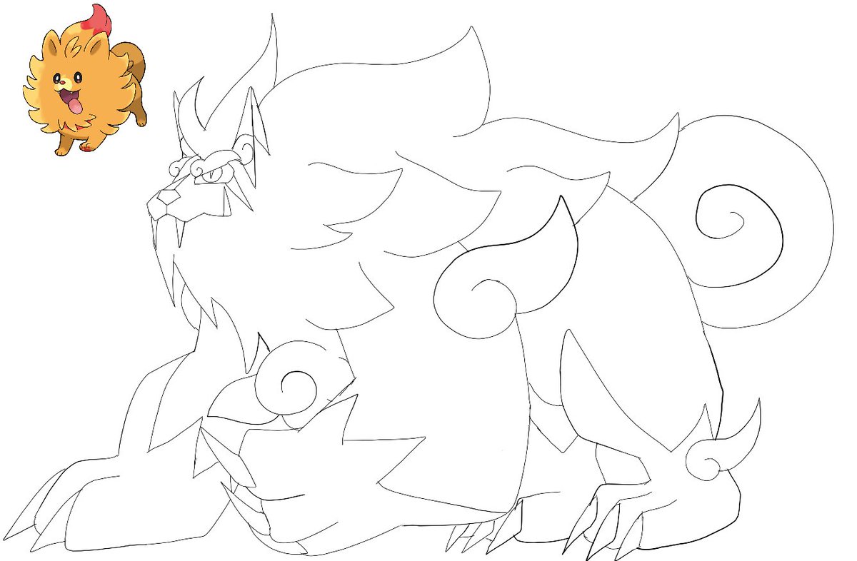 GanbareLucifer's tweet image. Pombon evo prediction, technically both quadrupedal and bipedal

Based on: Barong, Anjing Ajak, shisa, tibetan mastiff