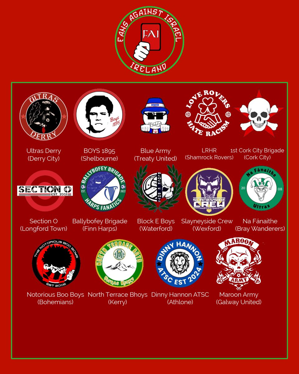 Irish Fans Against Israel tweet media