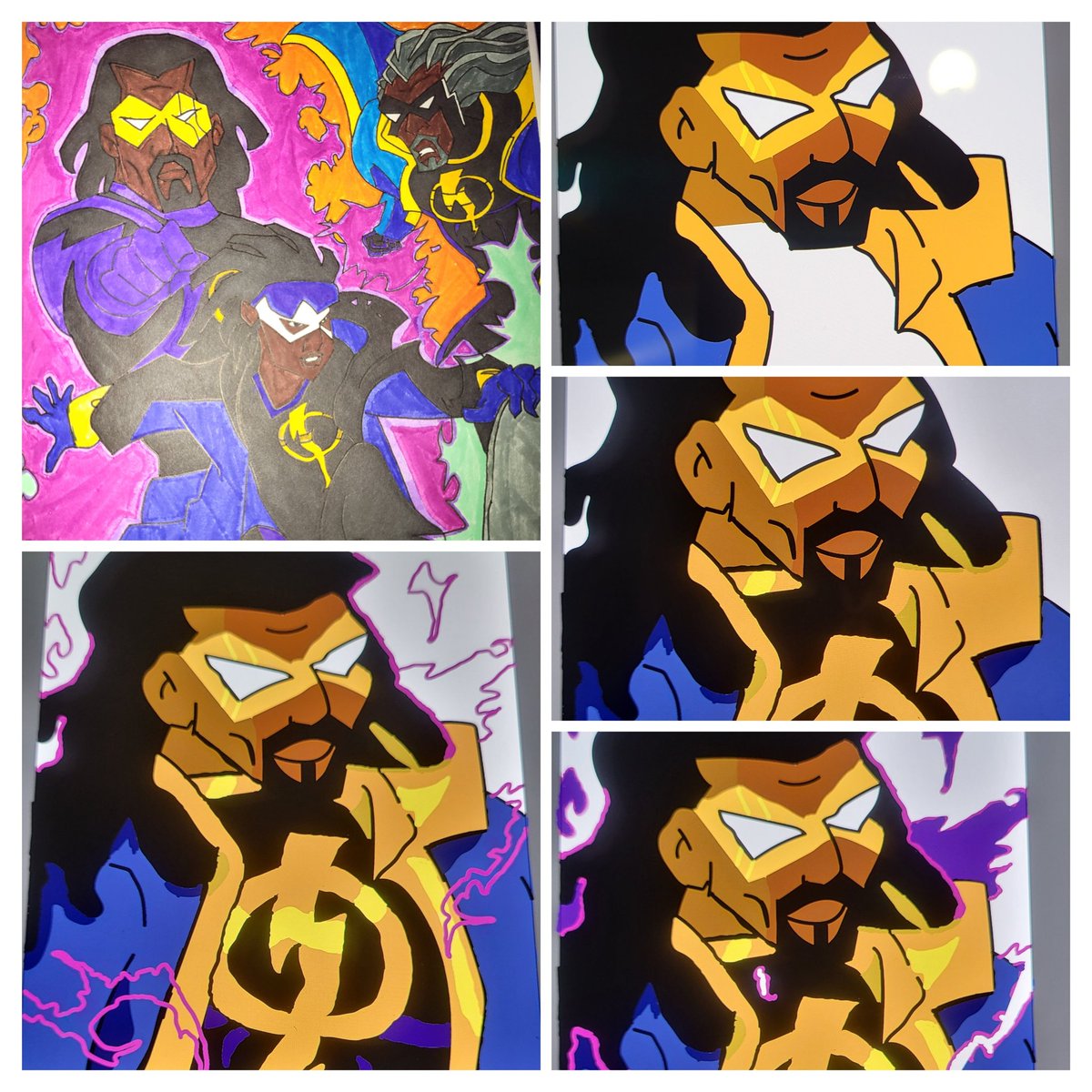 CProclaimed's tweet photo. In memory of the great late Dwayne McDuffie and for the love of Milestone comics and Black History month my digital art of static throughout the animated shows
#staticshock #milestone #dccomics https://t.co/h2Y6cOJULJ