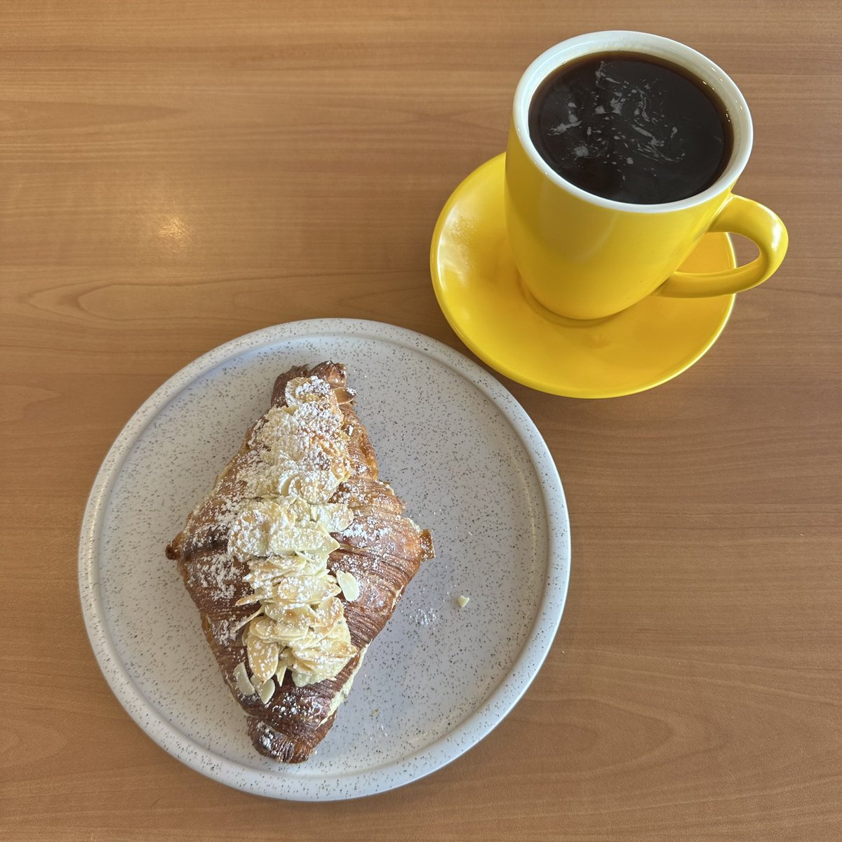 ☕️ 🥐 Almond Croissant Time.
