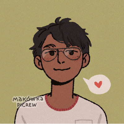 estaba triste y aburrida e hice un personajito en picrew