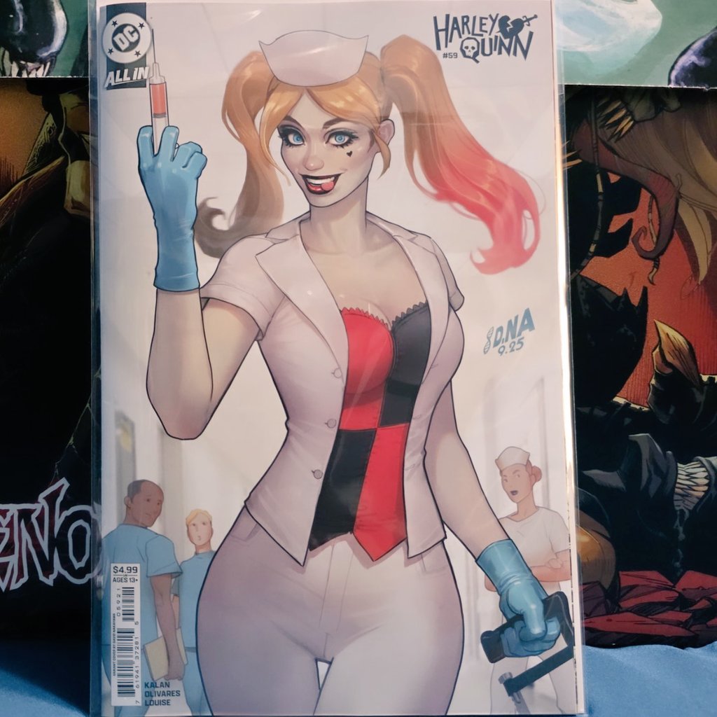 PhillipHart661's tweet photo. Harley Quinn #59
THE DEATH OF ROMANCE! It’s finally time — Harley Quinn and Althea Klang go on a date... to the death! 
#dccomics 
#HarleyQuinn https://t.co/yKsgnvskwv