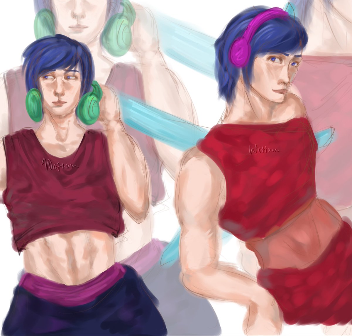 wotinm's tweet image. genderbend!au – musa 🎵
— #winxclub #winx #musa