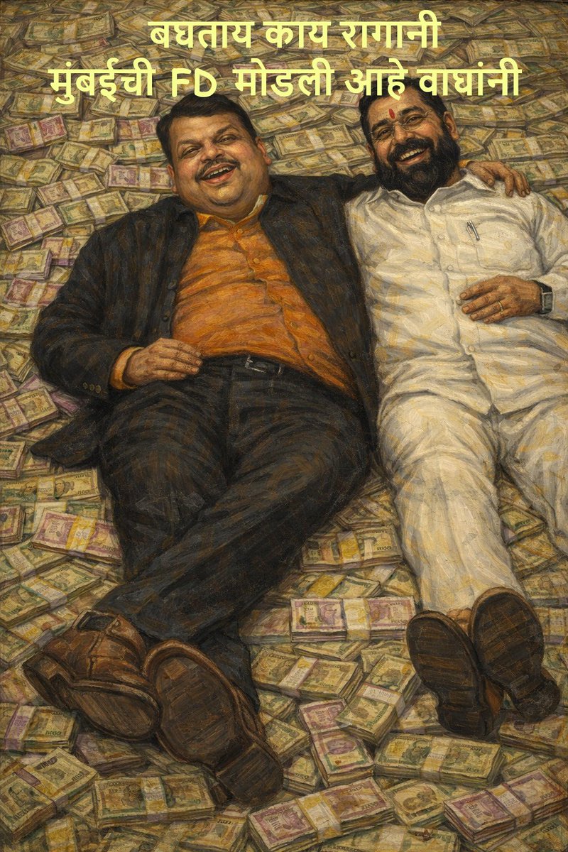 बघताय काय रागानी
मुंबईची FD मोडली आहे वाघांनी