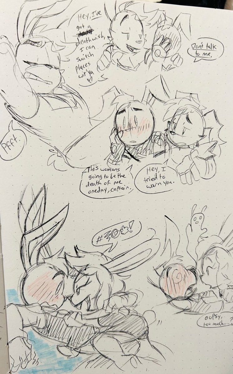 tryna make a comic 🐰📝 tweet media