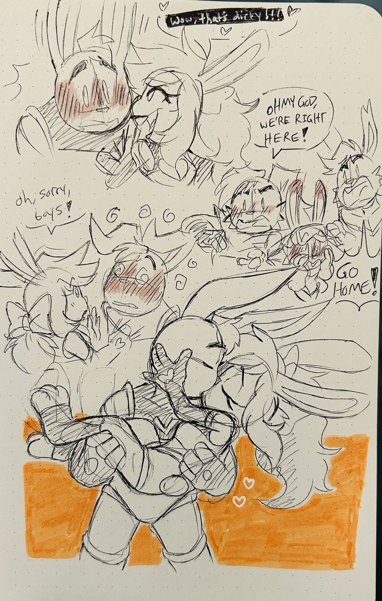 tryna make a comic 🐰📝 tweet media