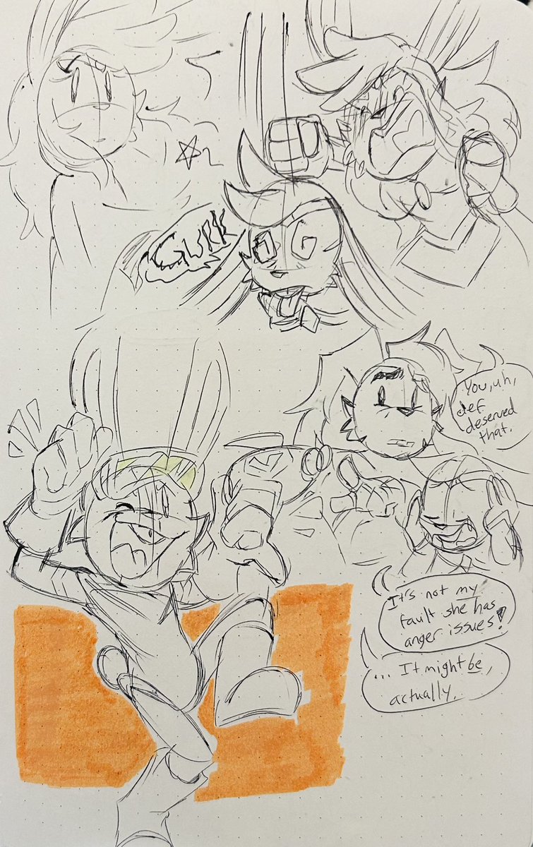 tryna make a comic 🐰📝 tweet media