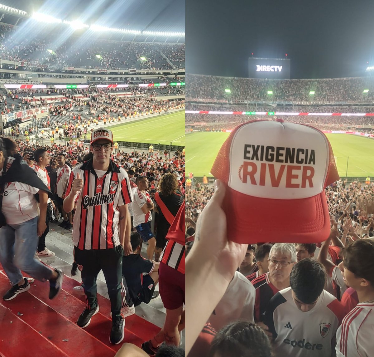 Postal de ayer de mi gran amigo Franquito, fiel seguidor y representante de Exigencia River. La identidad del Más Grande nunca se perderá mientras existan hinchas de verdad como él. Gracias por estar en la vereda correcta, hermano ⚪🔴⚪