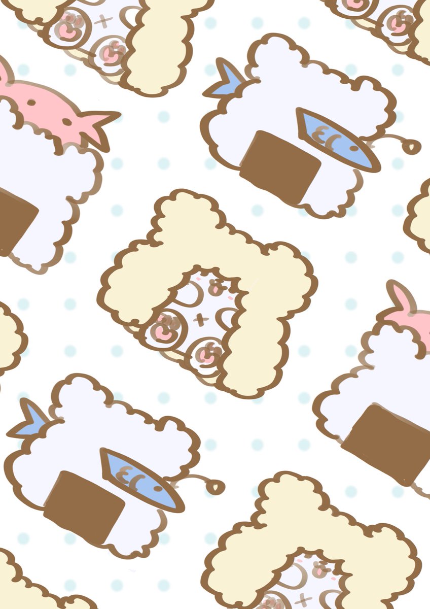 #モップ　🍙🩵🩵